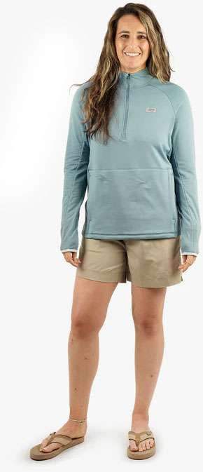 Aftco Womens Freeport 1/4 Zip Fleece