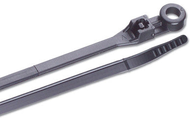 Ancor UV Black Mounting Cable Zip Ties