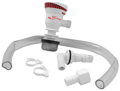Attwood 4253-7 Tsunami T-500 Recirq Livewell Aerator Kit