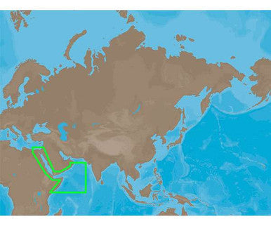 C-Map NT+ Electronic Marine Charts - Red Sea To Arabian Sea