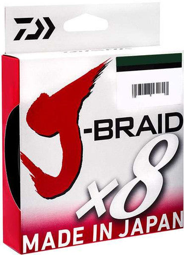 Daiwa J-Braid Dark Green Line
