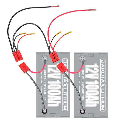Dakota Lithium 24V Trolling Motor Connection Kit W/ Onboard Charging Connections