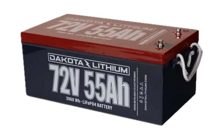 Dakota Lithium 72V 55Ah Deep Cycle LIFEPO4 Battery