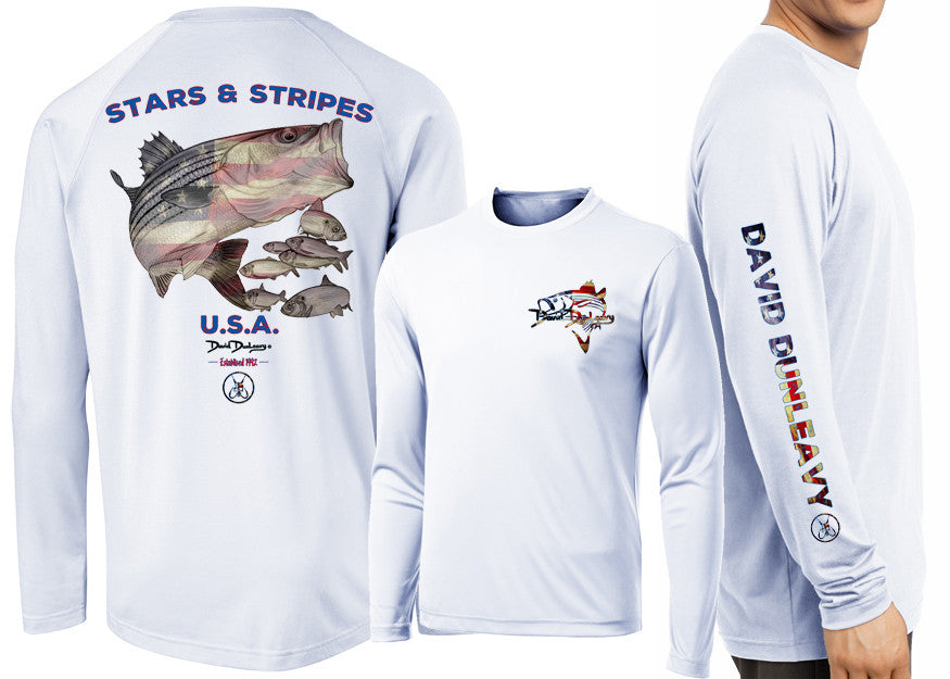 David Dunleavy Stars & Stripes Long Sleeve Shirts