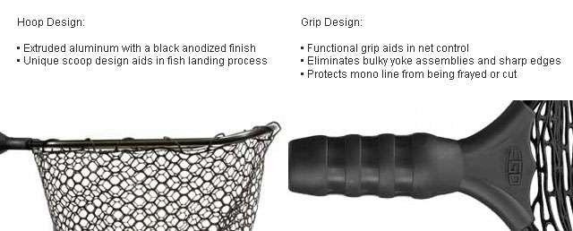 EGO S2 Slider 72010 Kayak Landing Net - Nylon Mesh