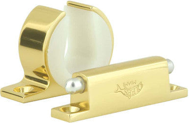 Lees MC0075 Rod And Reel Hanger Set - Bright Gold