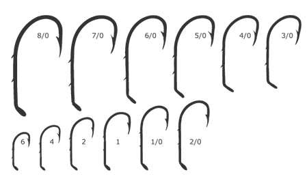 Mustad 92642 Hollow Point Beak Hooks