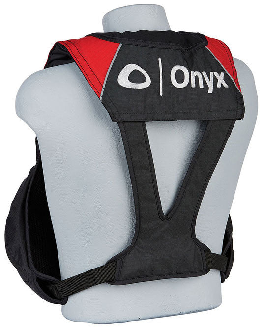 Onyx A-33 In-Sight Deluxe Tournament Automatic PFD - Black/Red