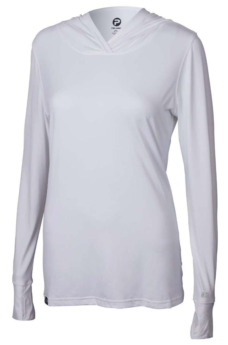 Pelagic Aquatek Womens Solid Hooded Fishing Shirt