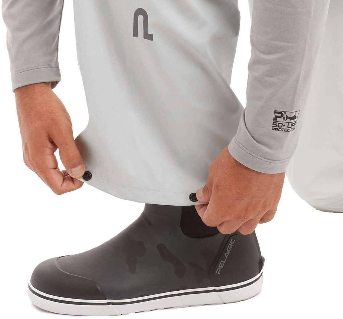 Pelagic Chubasco Bib - Light Grey