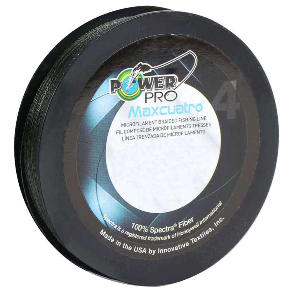 Power Pro Maxcuatro Braided Fishing Line - Moss Green