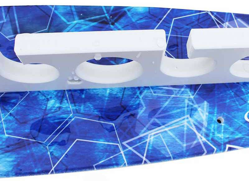 Reel Salty Waterproof 11 Fishing Rod Wall/Ceiling Rack - Deep Blue