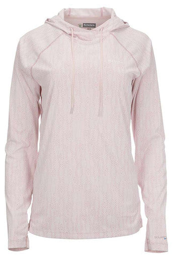 Simms Womens Bugstopper Solarflex Hoody - Lily Pad Cloud Pink