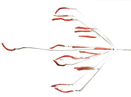  9ers Tube And Worm Rig Spinner Lures