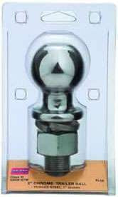  ACME Solid Steel Shank Chrome Finish Trailer Balls