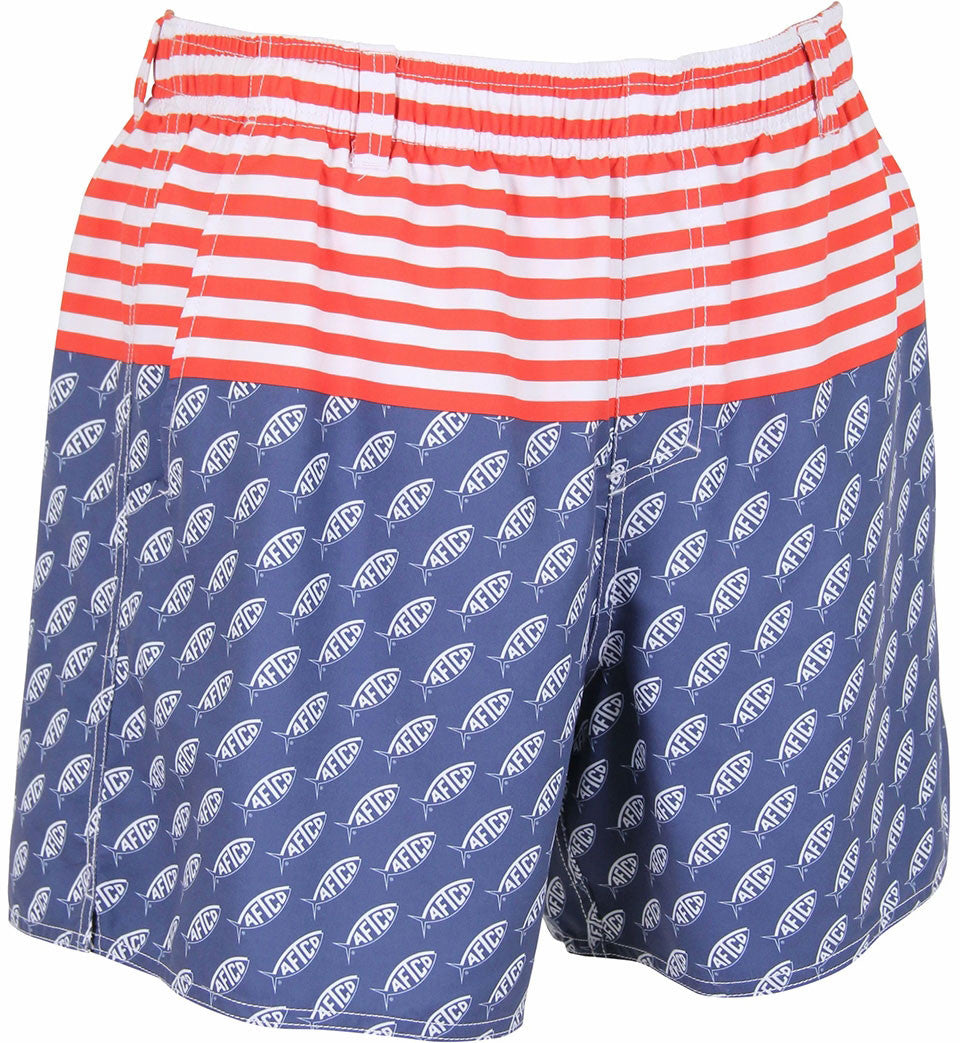  Aftco Captain America Fishing Short - Midnight