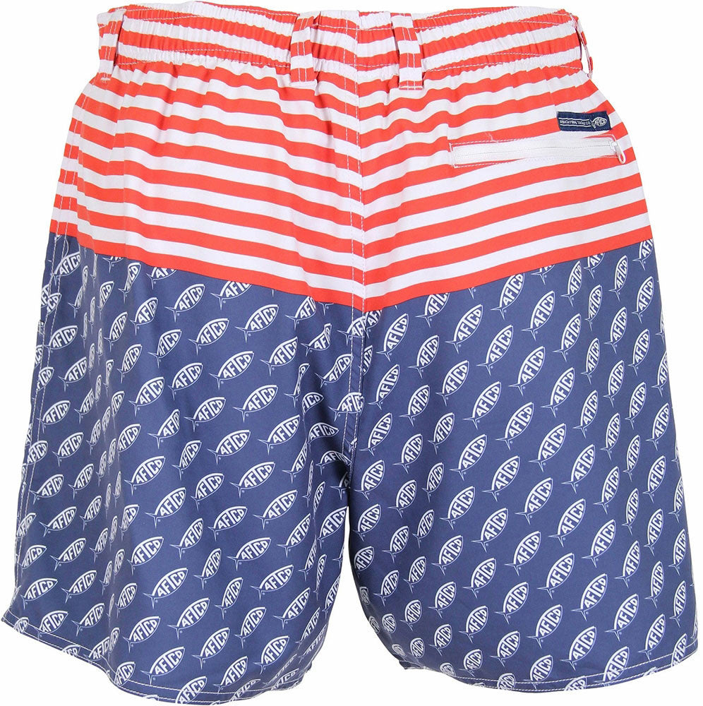  Aftco Captain America Fishing Short - Midnight