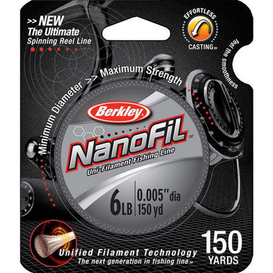  Berkley Nanofil Filler Spools 150yd Clear Mist