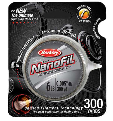  Berkley Nanofil Filler Spools 300yd Low-Vis Green