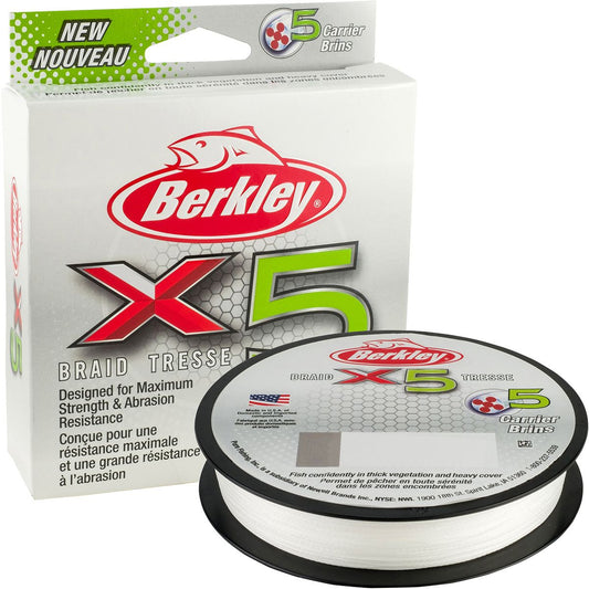  Berkley X5 Braided Line - Crystal