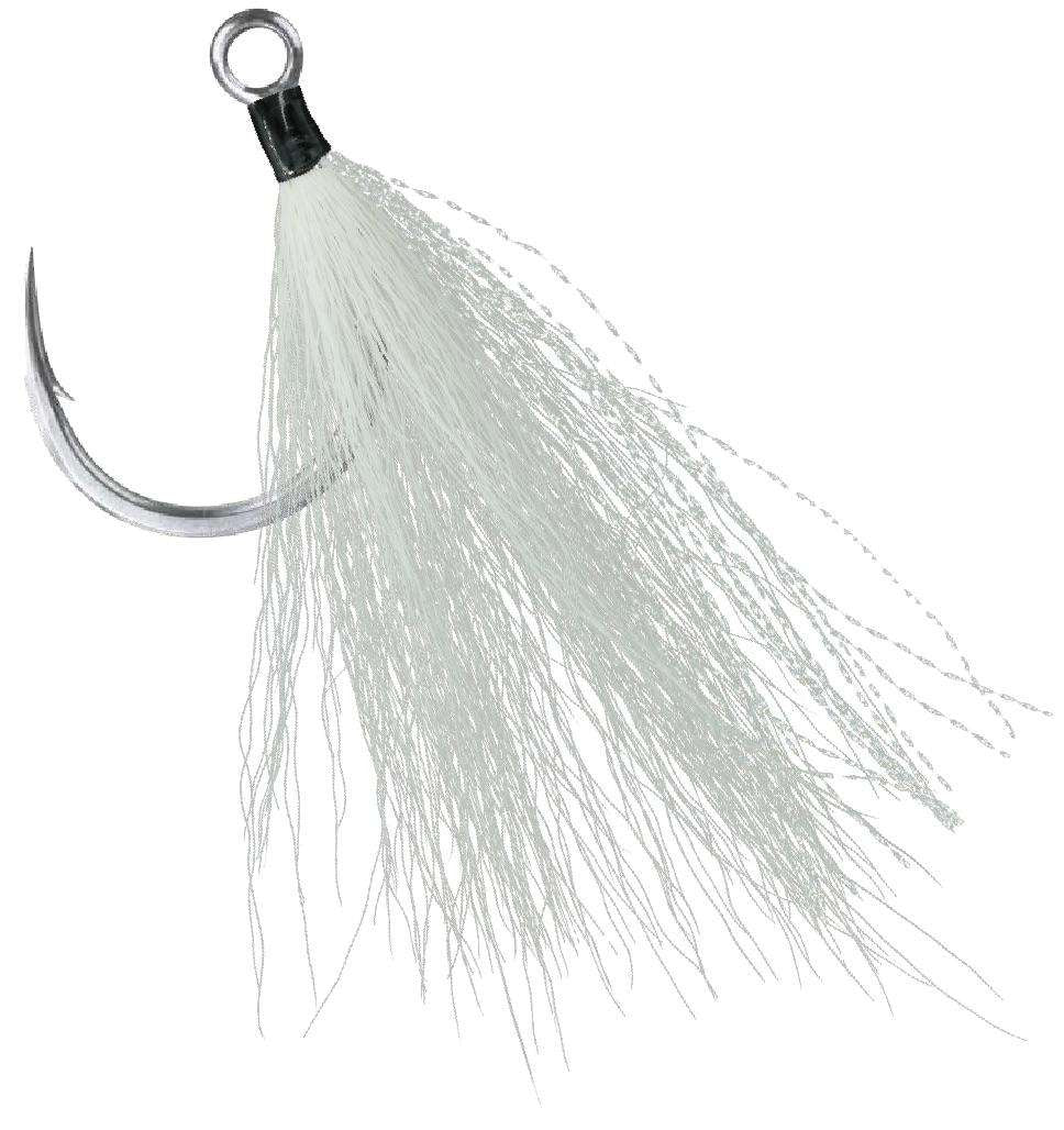  BKK Lone Diablo Bucktail Inline Single Hooks