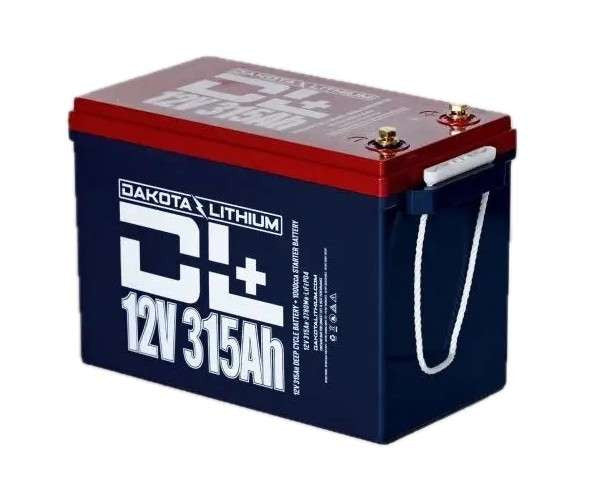  Dakota Lithium Lithium+ 12V 315Ah Dual Purpose 1000CCA Starter &amp; Deep Cycle Battery
