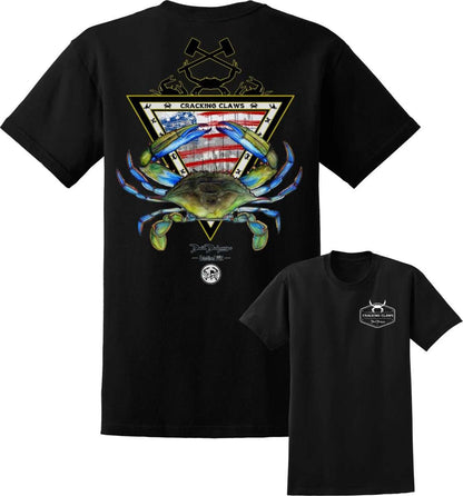  David Dunleavy American Blue Crab T-Shirt