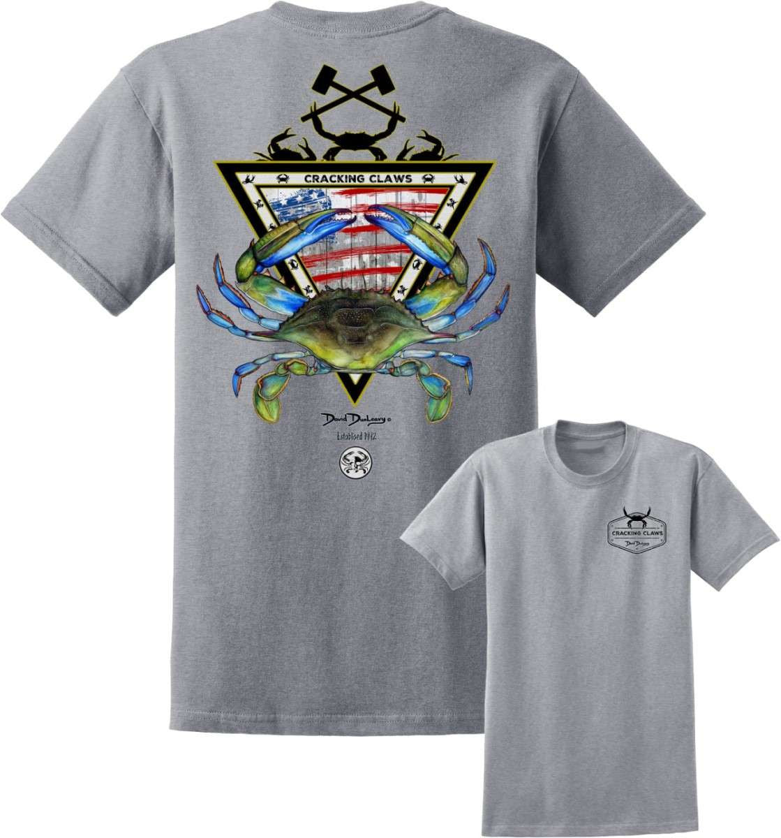 David Dunleavy American Blue Crab T-Shirt