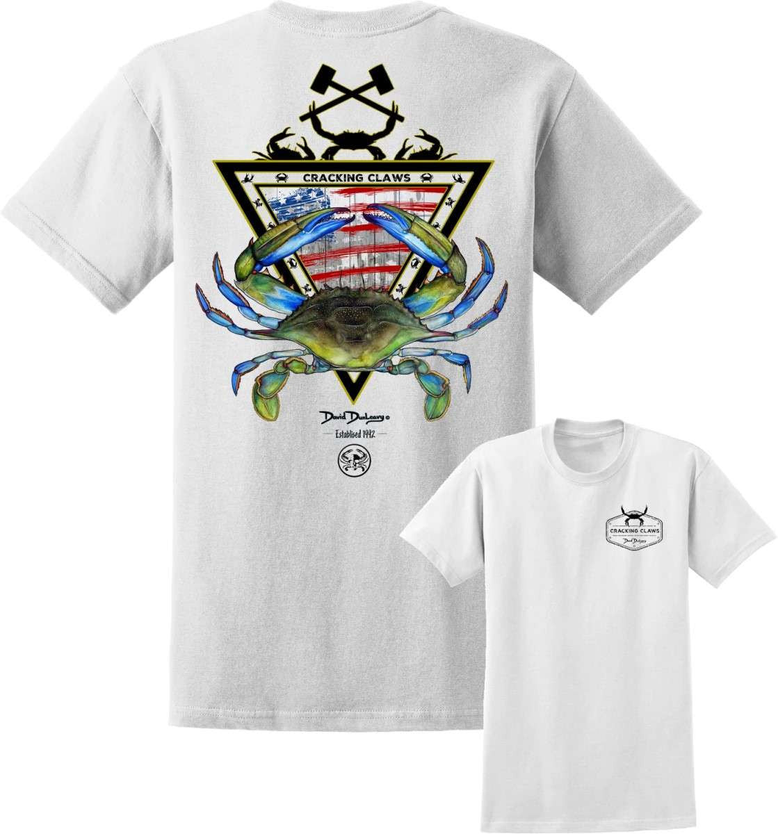  David Dunleavy American Blue Crab T-Shirt