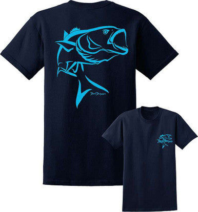  David Dunleavy DDM6099 Bluefish Deco Tee - Navy