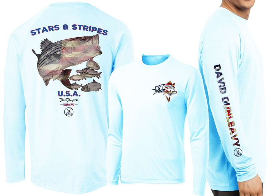  David Dunleavy Stars &amp; Stripes Long Sleeve Shirts