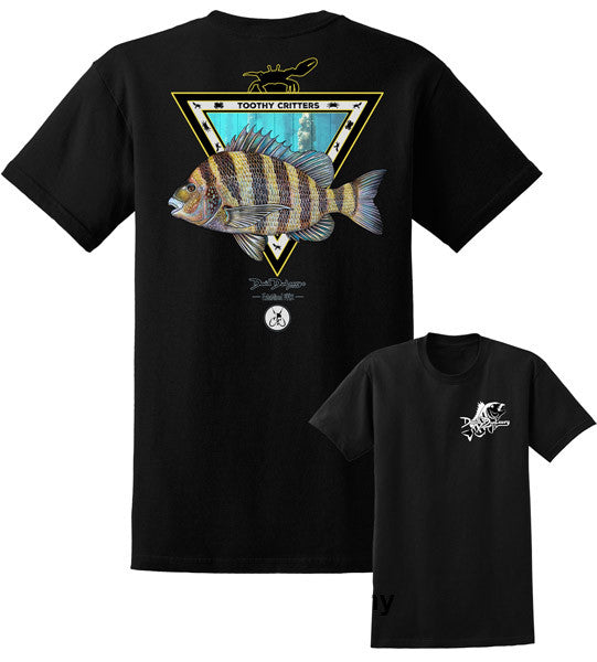  David Dunleavy Sheepshead Toothy Critters T-Shirts