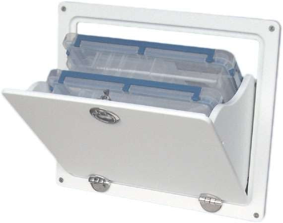  Deep Blue FMT-2 Flush Mount Tilt-Out Tackle Storage W/ 2 Plano Boxes