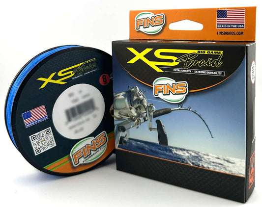  FINS XS Big Game Braided Line - Blue