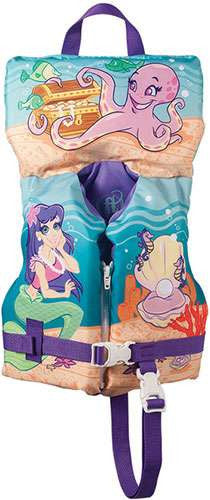  Full Throttle 1042 Infant/Child Character Vest - Mermaid