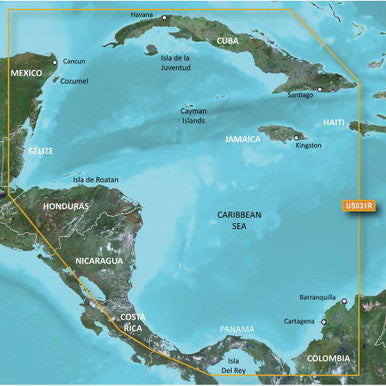  Garmin 010-C0732-20 Bluechart G2 Southwest Caribbean MicroSD/SD Card
