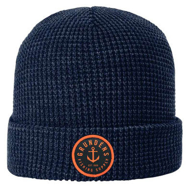  Grundens Anchor Waffle Beanie