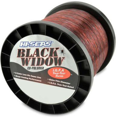  Hi-Seas Black Widow I.G.F.A. Micro-Thin Camo Line 2 Lb. Spool