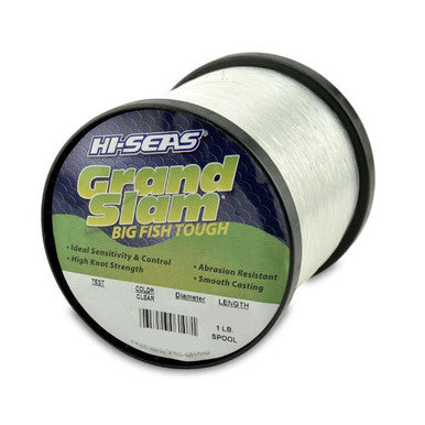  Hi-Seas Grand Slam Mono 1 Lb. Spool Clear