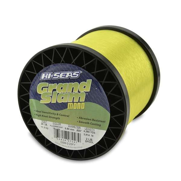  Hi-Seas Grand Slam Mono 2 Lb. Spool Fluorescent Yellow