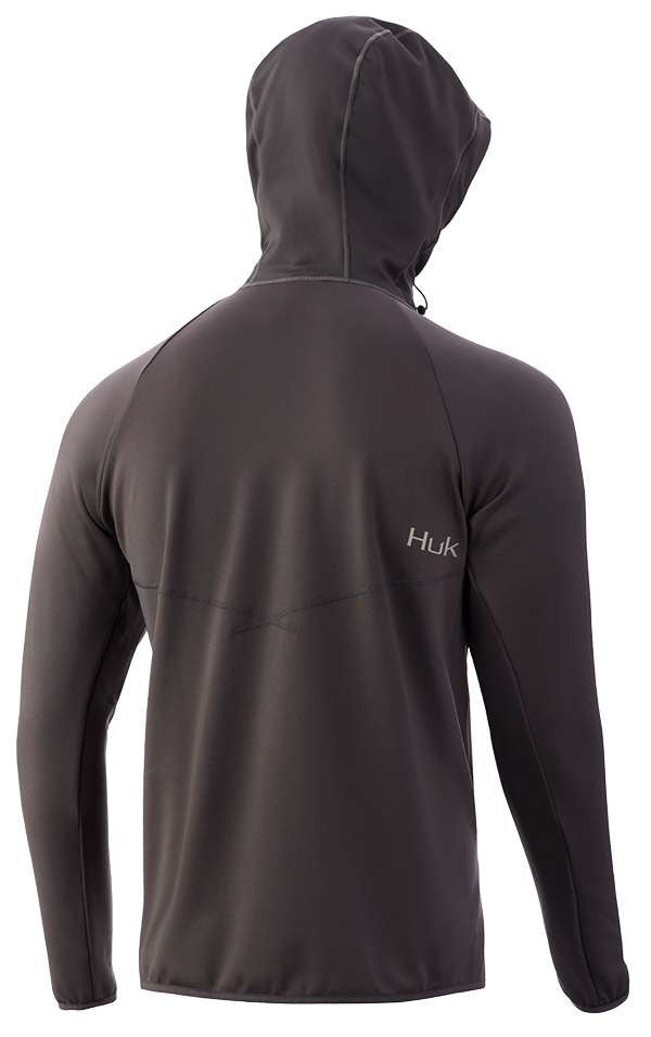  Huk Fin Hoodie - Iron Heather