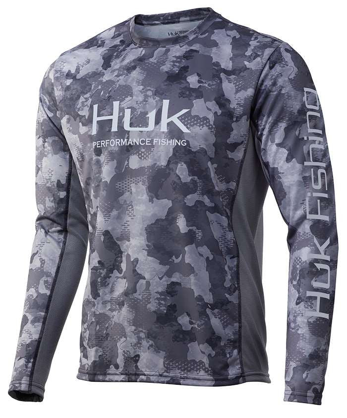  Huk Icon X Refraction Camo Long Sleeve Shirts