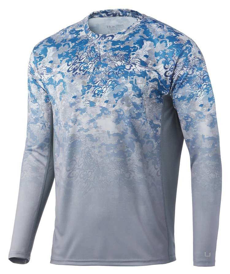  Huk Icon X Tide Change Fade Long Sleeve Shirts