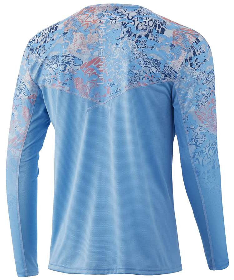  Huk Icon X Tide Change Fade Long Sleeve Shirts