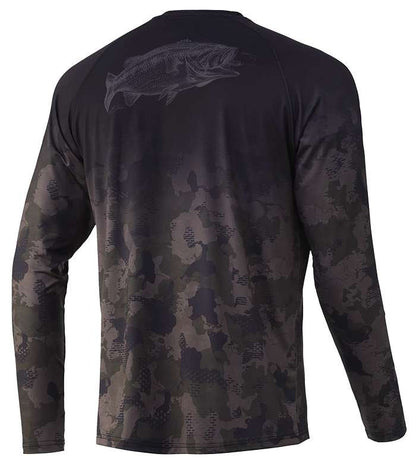  Huk Refraction Fish Fade Long Sleeve Shirts