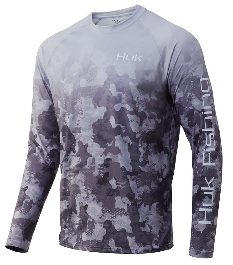  Huk Refraction Fish Fade Long Sleeve Shirts