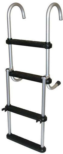  Jif Marine ASC4 4-Step Removable Folding Pontoon Ladder