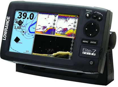  Lowrance Elite-7 CHIRP Base Fishfinder/Chartplotter Combos