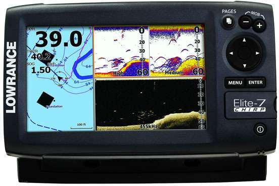  Lowrance Elite-7 CHIRP Base Fishfinder/Chartplotter Combos