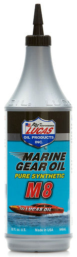  Lucas Oil Marine Gear Oil Synthetic SAE 75W90 M8 - 1 Qt.